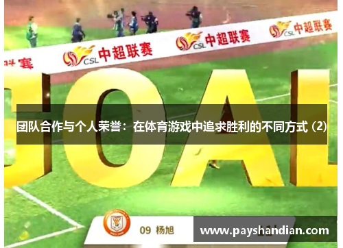 团队合作与个人荣誉：在体育游戏中追求胜利的不同方式 (2)